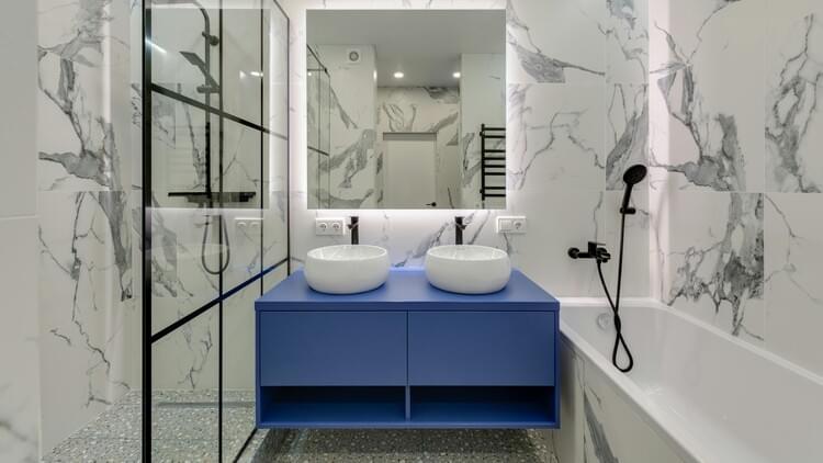 imágen del diseño de una baño de Sebla