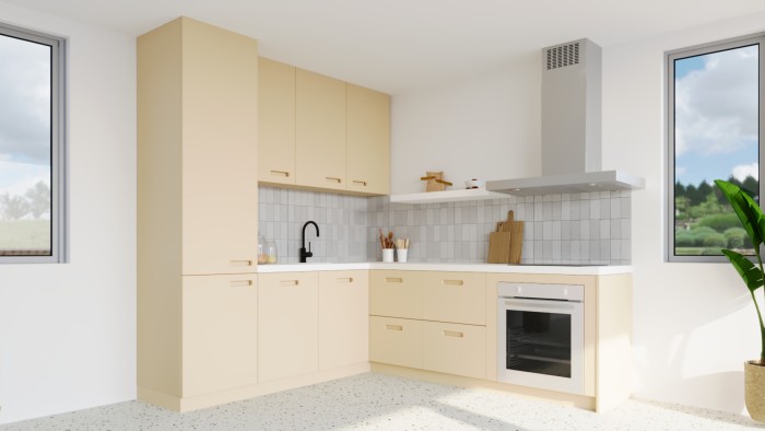 Render de cocina